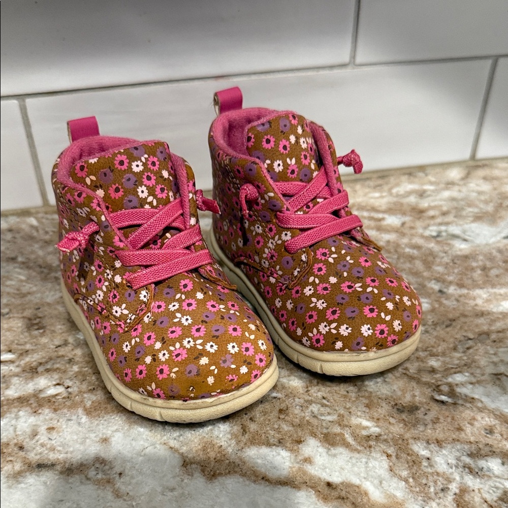 Carters Toddler Floral Boots